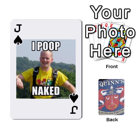 Jack Cards For Quinns By Will Front - SpadeJ