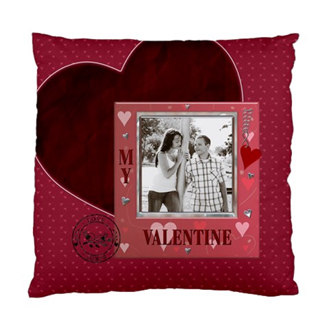 My Valentine Cushion Case (1 Sided) By Lil Front