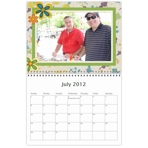 Calendario Luis By Edna Jul 2012