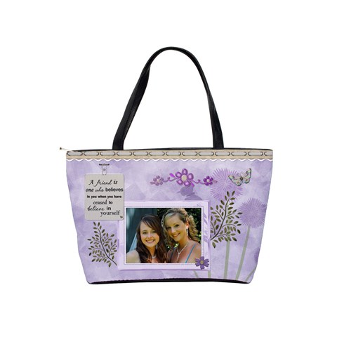 Best Friends Forever Classic Shoulder Handbag By Lil Back