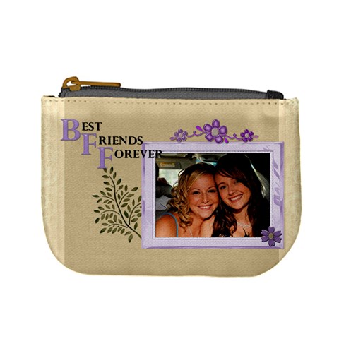 Best Friends Forever Mini Coin Purse By Lil Front