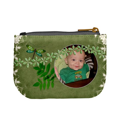 Green Nature Mini Coin Purse By Lil Back