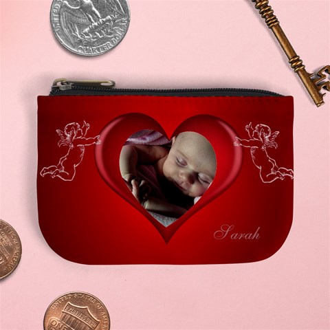 My Angel Mini Coin Purse By Deborah Front