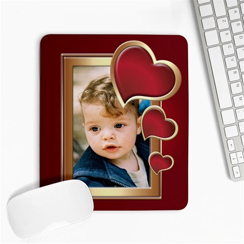 Heart Large Mouse Pad By Deborah Front