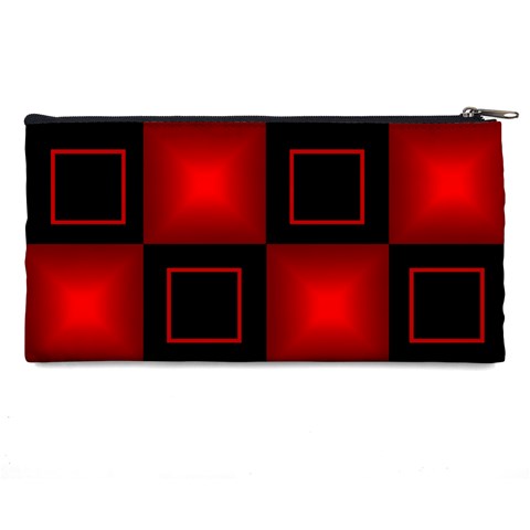 Black And Red Pencil Case By Deborah Back