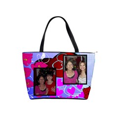 hearts and flowers shoulder bag - Classic Shoulder Handbag hearts and flowers shoulder bag - Classic Shoulder Handbag