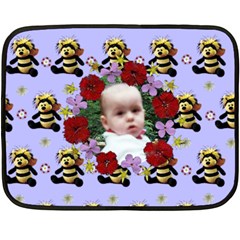 Baby bee blanket - Fleece Blanket (Mini)