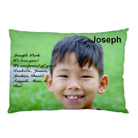 Joseph By Kunsoon Park 26.62 x18.9  Pillow Case