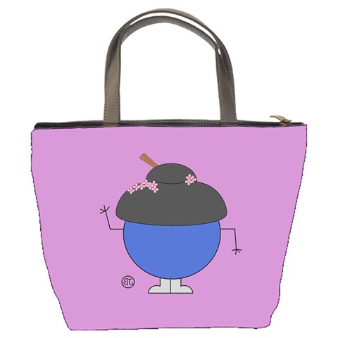 Geisha Bucket Bag By Giggles Corp Back
