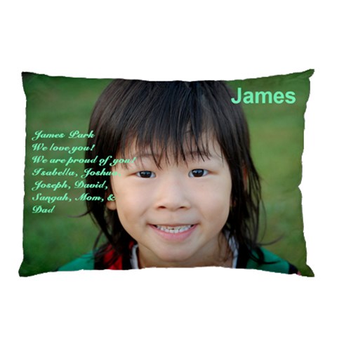James By Kunsoon Park 26.62 x18.9  Pillow Case