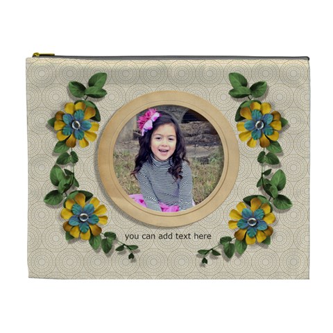 Xl Cosmetic Bag: Moments By Jennyl Front