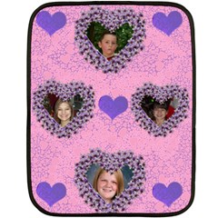 heart blanket - Fleece Blanket (Mini)