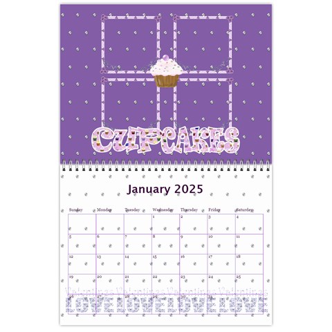 2025 Cupcake Calendar Starting In February By Claire Mcallen Jan 2025