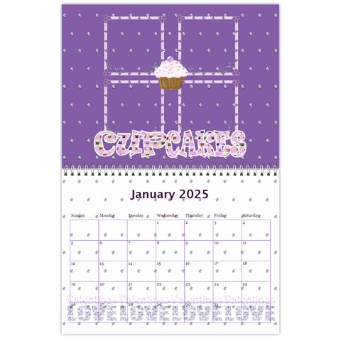 2024 Cupcake Calendar Starting In February By Claire Mcallen Jan 2024