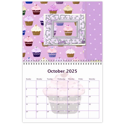 2025 Cupcake Calendar Starting In February By Claire Mcallen Oct 2025