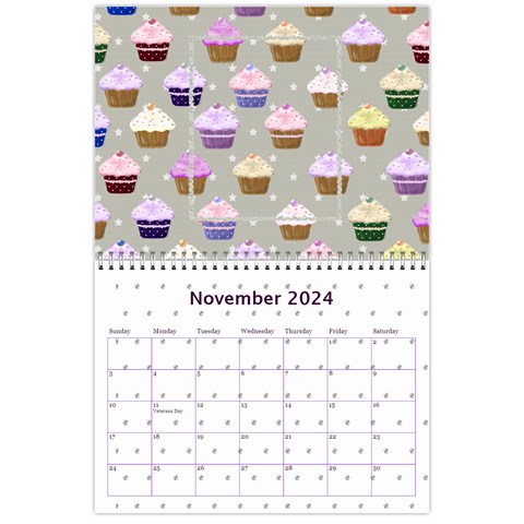 2024 Cupcake Calendar Starting In February By Claire Mcallen Nov 2024