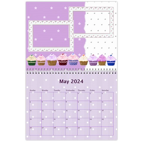 2024 Cupcake Calendar Starting In February By Claire Mcallen May 2024