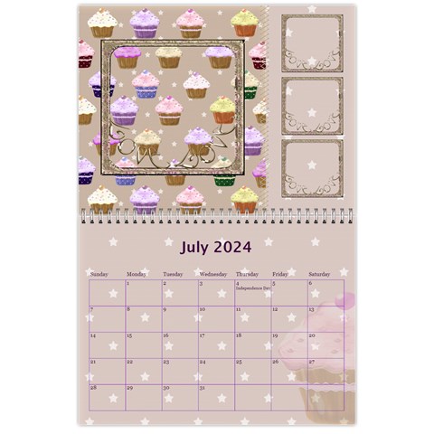 2024 Cupcake Calendar Starting In February By Claire Mcallen Jul 2024