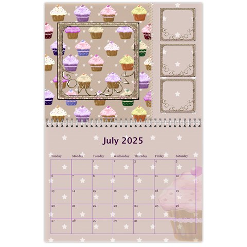 2025 Cupcake Calendar Starting In February By Claire Mcallen Jul 2025