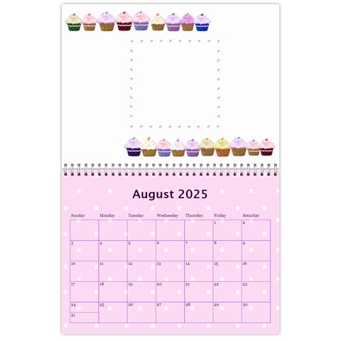 2025 Cupcake Calendar Starting In February By Claire Mcallen Aug 2025