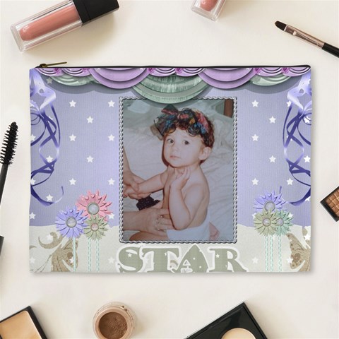 Little Star Cosmetic Bag Xl By Claire Mcallen Front
