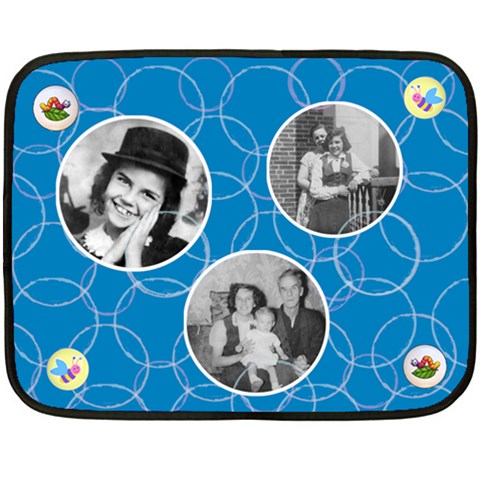 Bubbles Everywhere Blanket By Kim Blair 35 x27  Blanket
