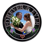 Forever and Ever Round Mousepad