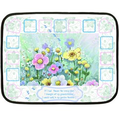 Flower Mini Blanket - Fleece Blanket (Mini)