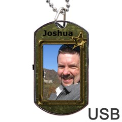 My Military Star Dog Tag Usb Flash