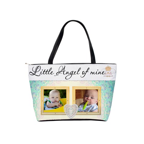 Little Angel Of Mine Classic Shoulder Handbag By Lil Back