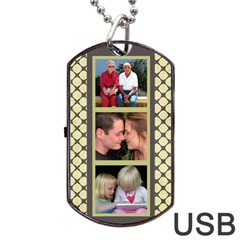 6 frame Dog Tag USB 2 (2 sided) - Dog Tag USB Flash (Two Sides)