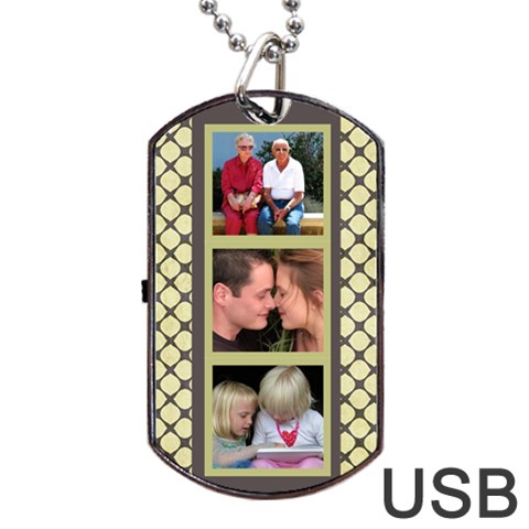 6 Frame Dog Tag Usb 2 (2 Sided) By Deborah Back
