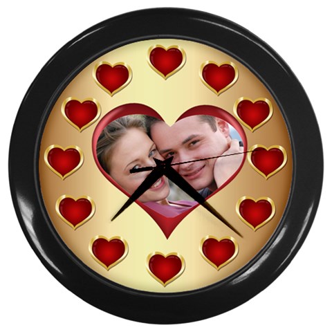 Heart Wall Clock By Deborah Front