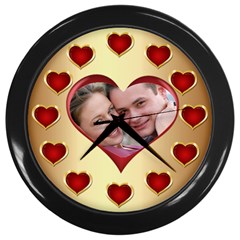 Heart Wall Clock - Wall Clock (Black)