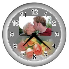 Romance Silver Clock - Wall Clock (Silver)