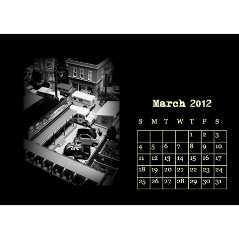 Train Calendar By Joshua Irvine Mar 2012