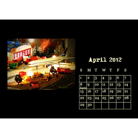 Train Calendar By Joshua Irvine Apr 2012