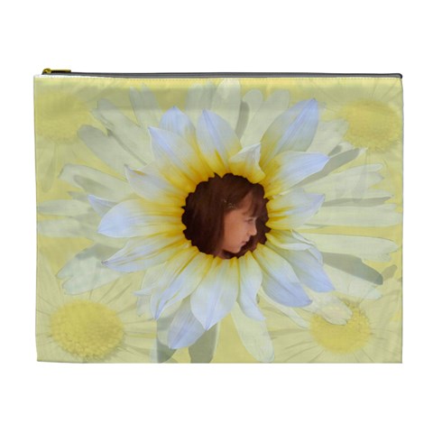 Daisy Xl Cosmetic Bag By Kim Blair Front