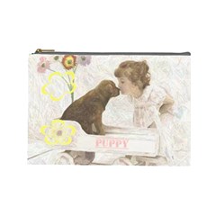 Puppy Love Cosmetic - Cosmetic Bag (Large)