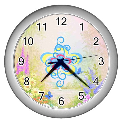 Flower Design Clock By Birkie Front