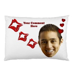 Hearts and Kisses Pillow case