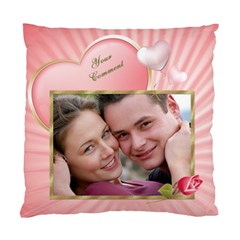 Pink Heart Cushion Case (2 sided) (5 styles) - Standard Cushion Case (Two Sides) Pink Heart Cushion Case (2 sided) (5 styles) - Standard Cushion Case (Two Sides)