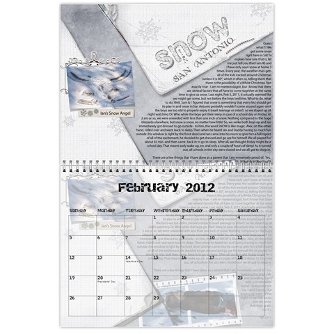 2012 Calendar By Carola Tolleson Feb 2012