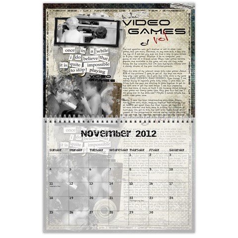2012 Calendar By Carola Tolleson Nov 2012