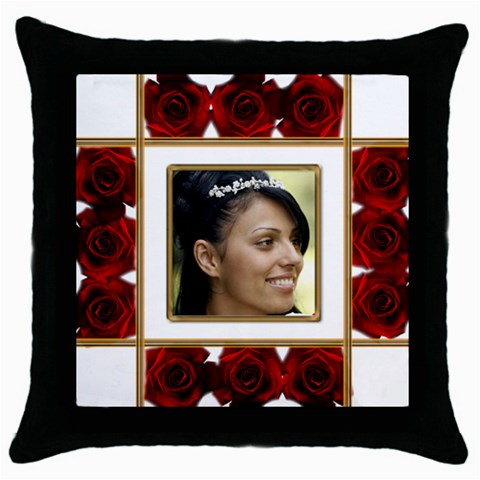 Elegant Throw Pillow By Deborah Front