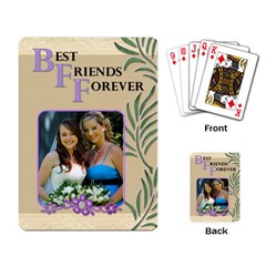 Best Friends Forever Playing Cards - Playing Cards Single Design (Rectangle)