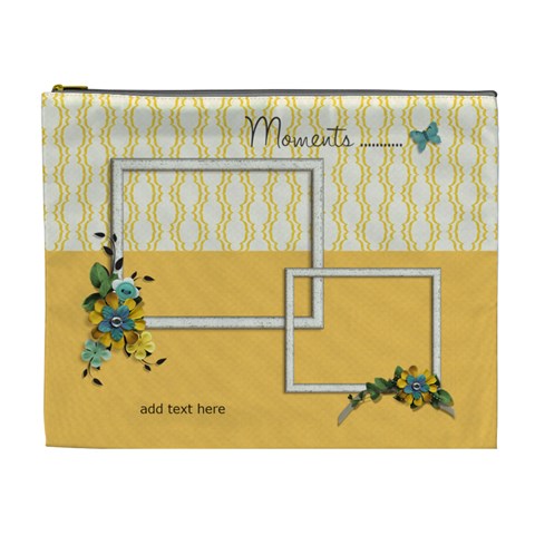 Xl Cosmetic Bag: Moments 3 By Jennyl Front