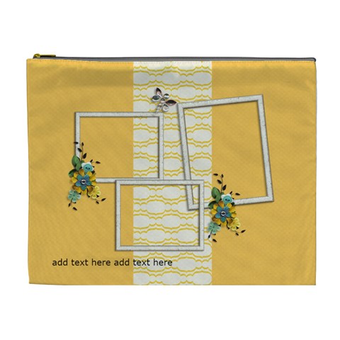 Xl Cosmetic Bag: Moments 5 By Jennyl Front