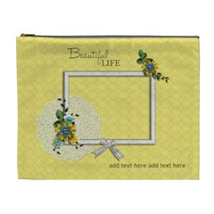 XL Cosmetic Bag: Beautiful Life - Cosmetic Bag (XL)