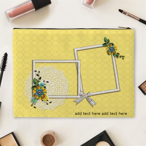 Xl Cosmetic Bag: Beautiful Life By Jennyl Back